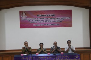 UPT. Bengkel ISI Denpasar Mengadakan Workshop Pembuatan dan Pelarasan Gamelan dari Kerawang