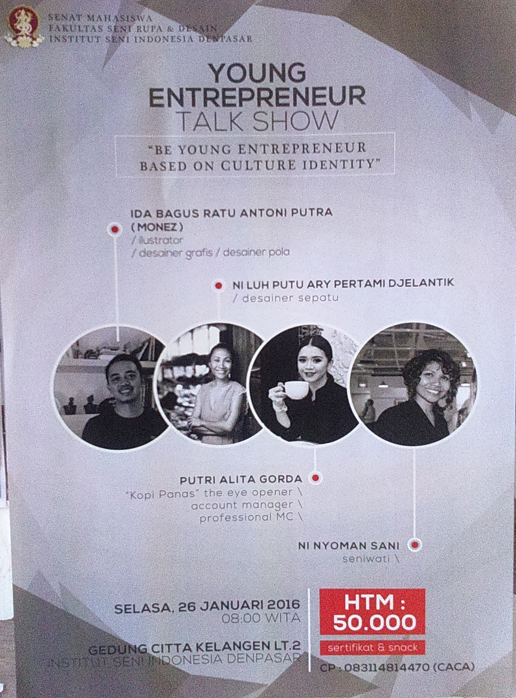 Young entrepreneur talkshow isi