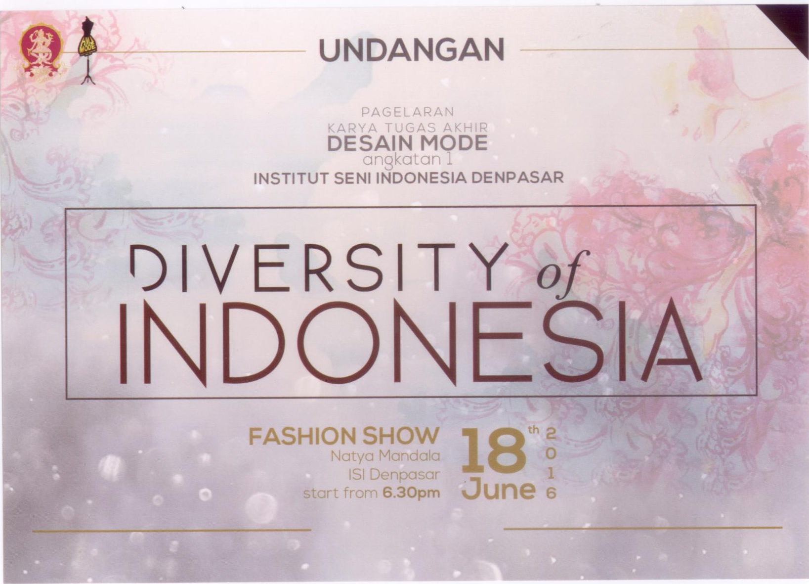 Fashion Show : Diversity Of Indonesia
