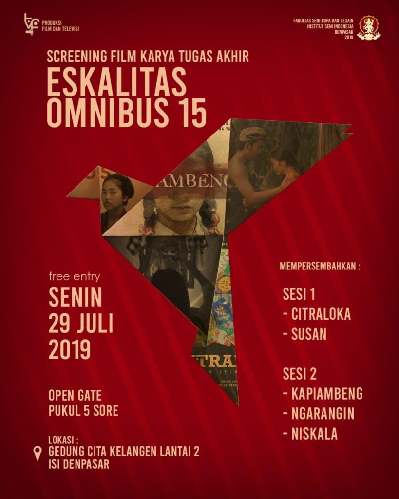 Screening Film Karya Tugas Akhir ESKALITAS OMNIBUS 15