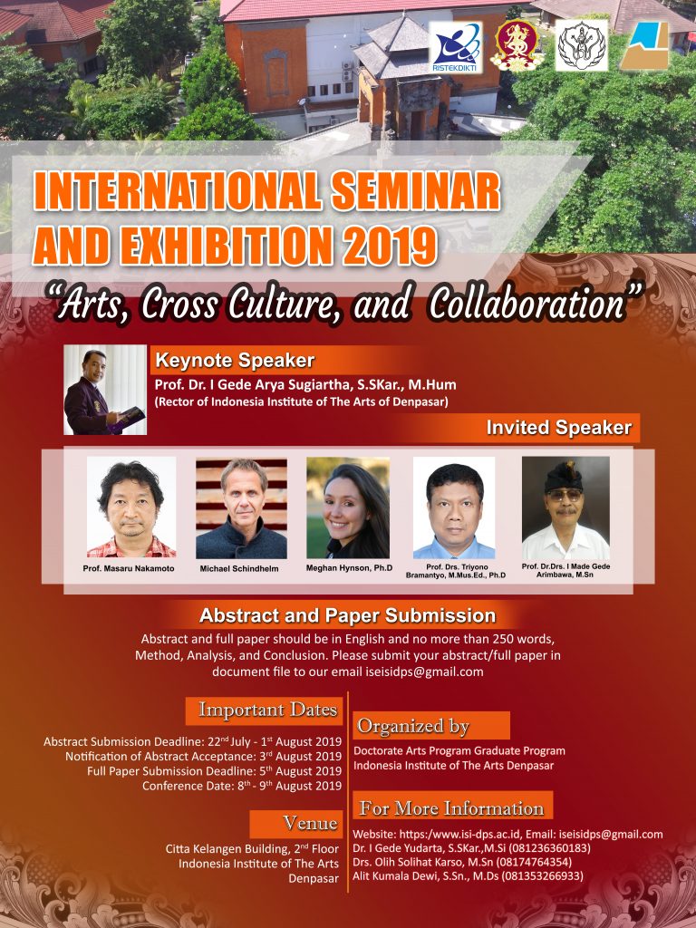 International Seminar And Exhibition 2019 “Art, Cross Culture, And Collaboration